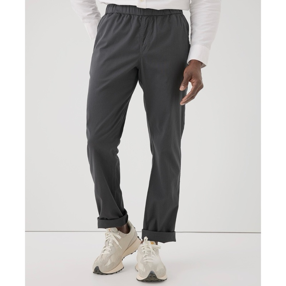 Pact Grey Daily Twill Midweight Pant in Smoke Grey